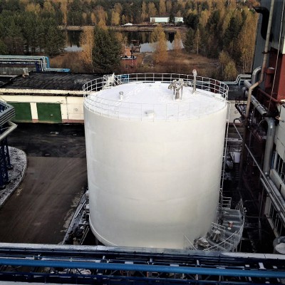 Строительство криогенного резервуара 500 м³ для хранения жидкого кислорода 