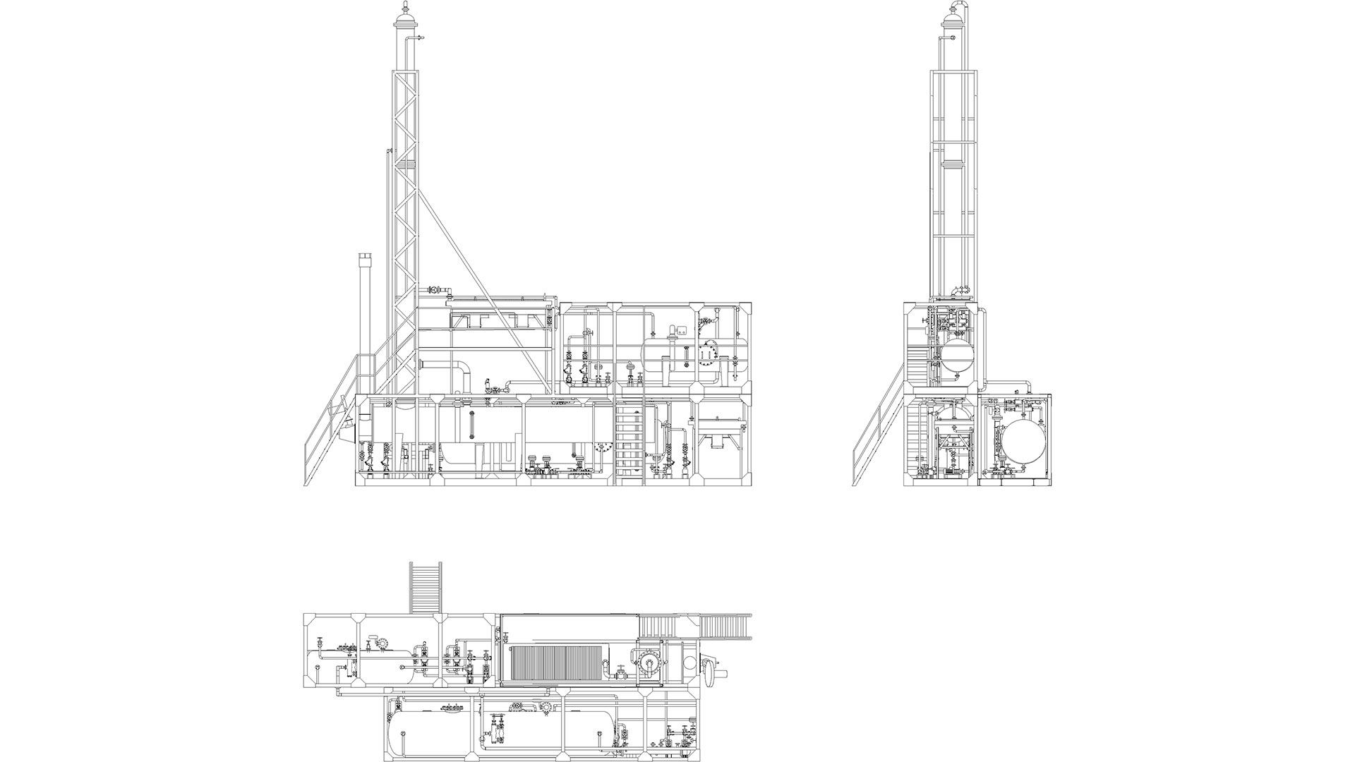 Pic. 2 Methanol regeneration unit DWG